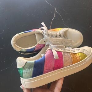 Kurt Geiger Rainbow Metallic Sneakers
